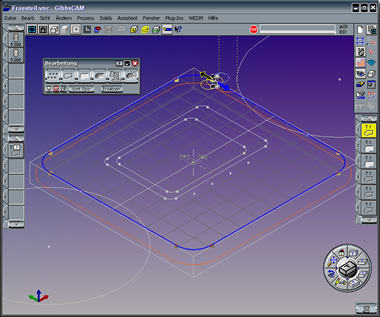 CNC FrÃ¤sen mit CAD/CAM Virtual Gibbs CAM